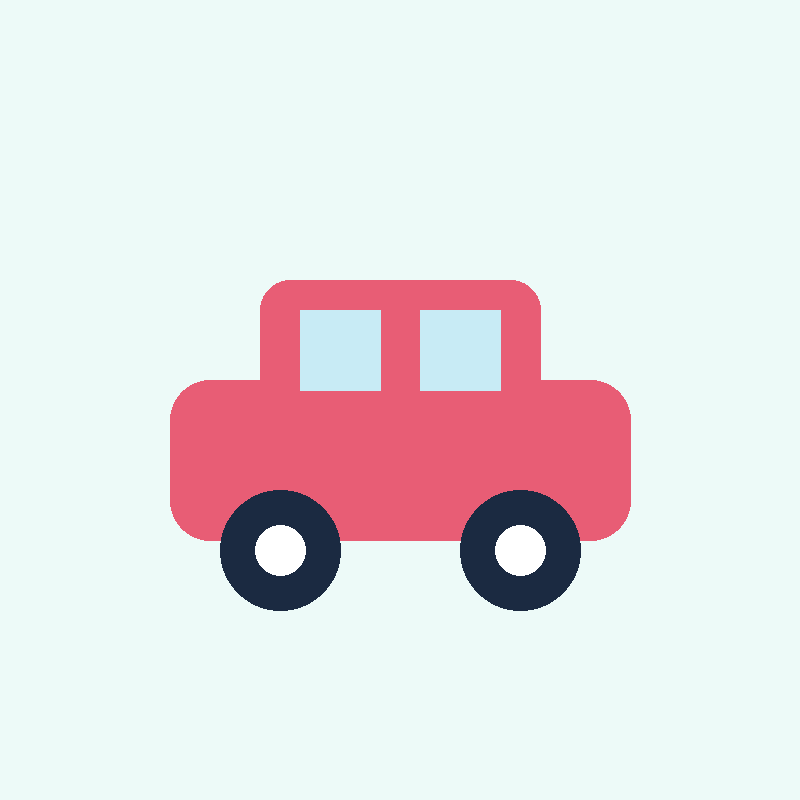Vaikiškas elektromobilis „Džipas 4x4“ raudonas